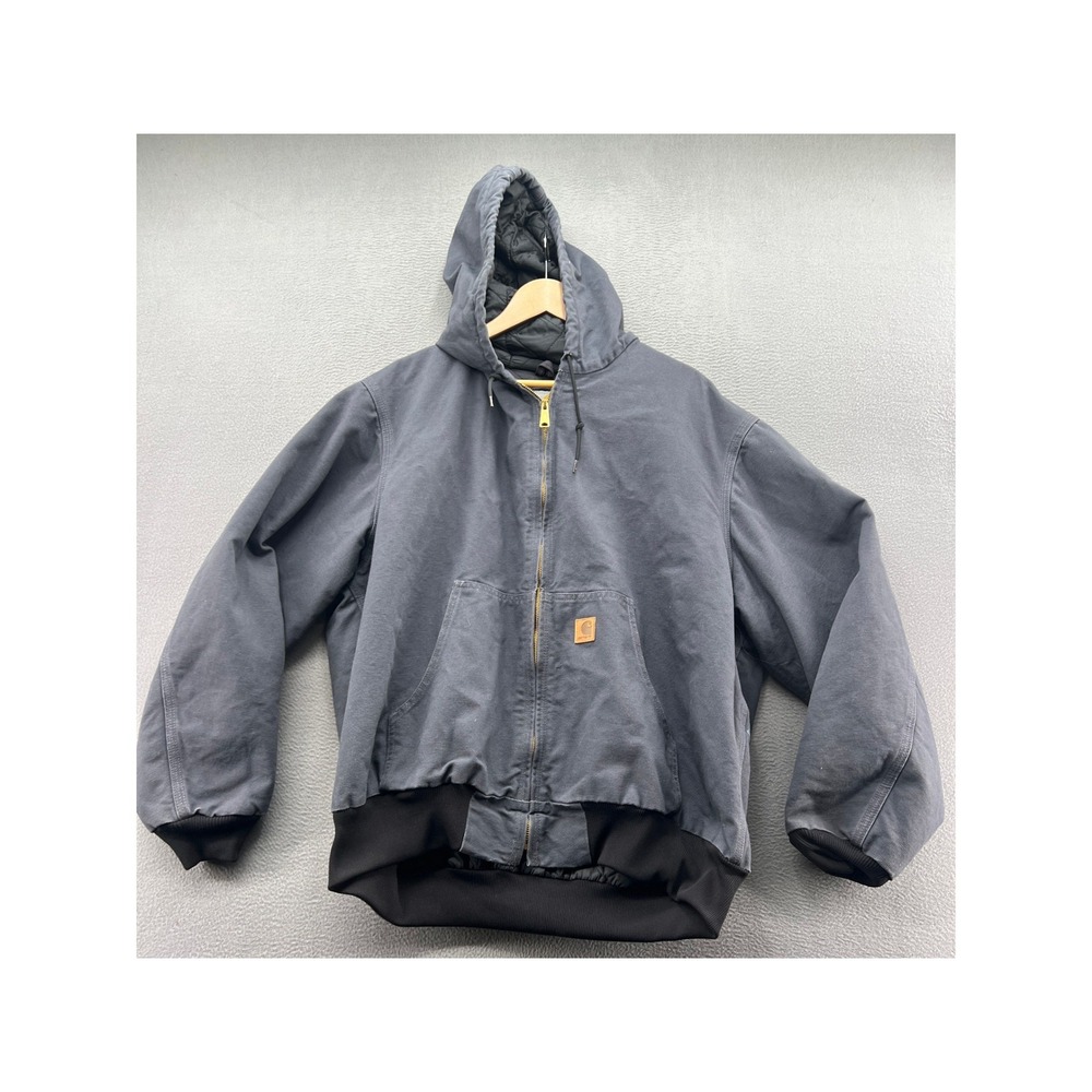 Carhartt Active Jacket Nylon Lined Mens 2XL J247 PTB Petrol Blue